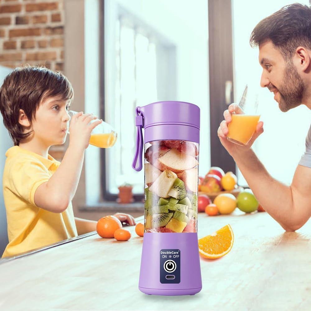 Portable 400ml USB Type-C Smoothie Blender – Mini Juicer Cup
