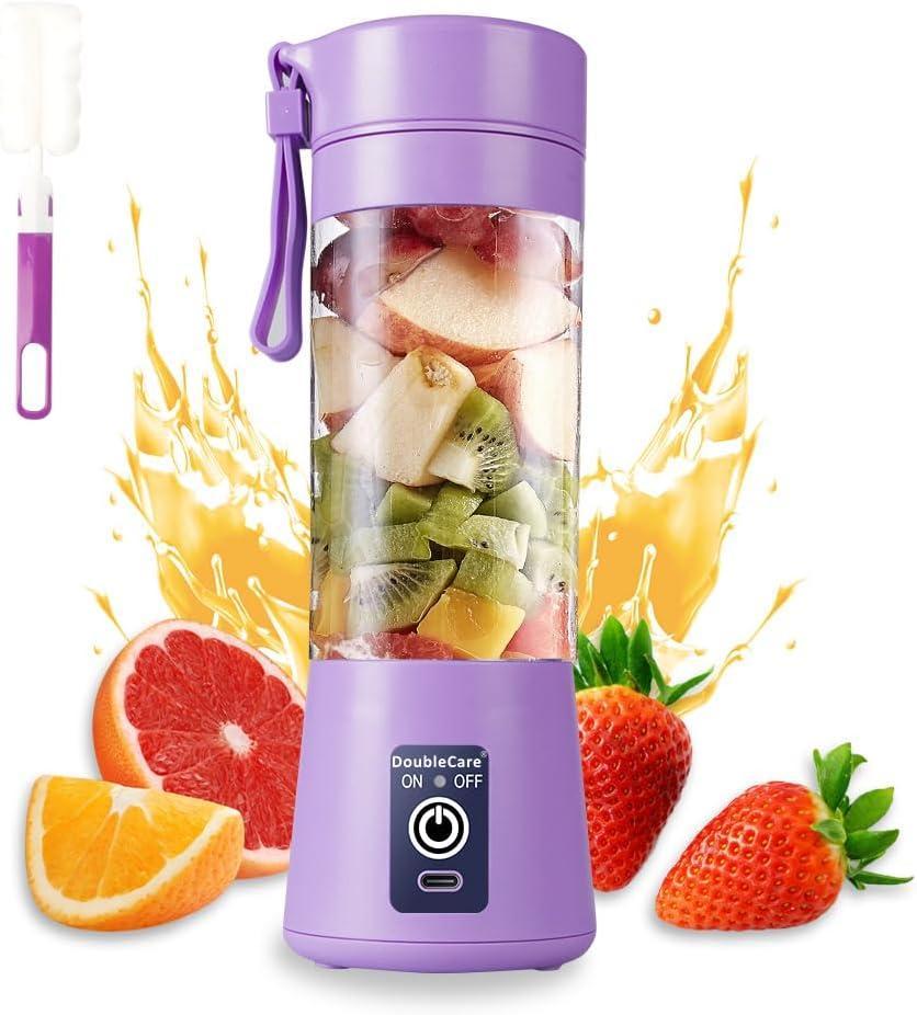 Portable 400ml USB Type-C Smoothie Blender – Mini Juicer Cup