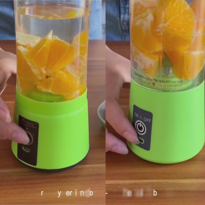 Portable 400ml USB Type-C Smoothie Blender – Mini Juicer Cup